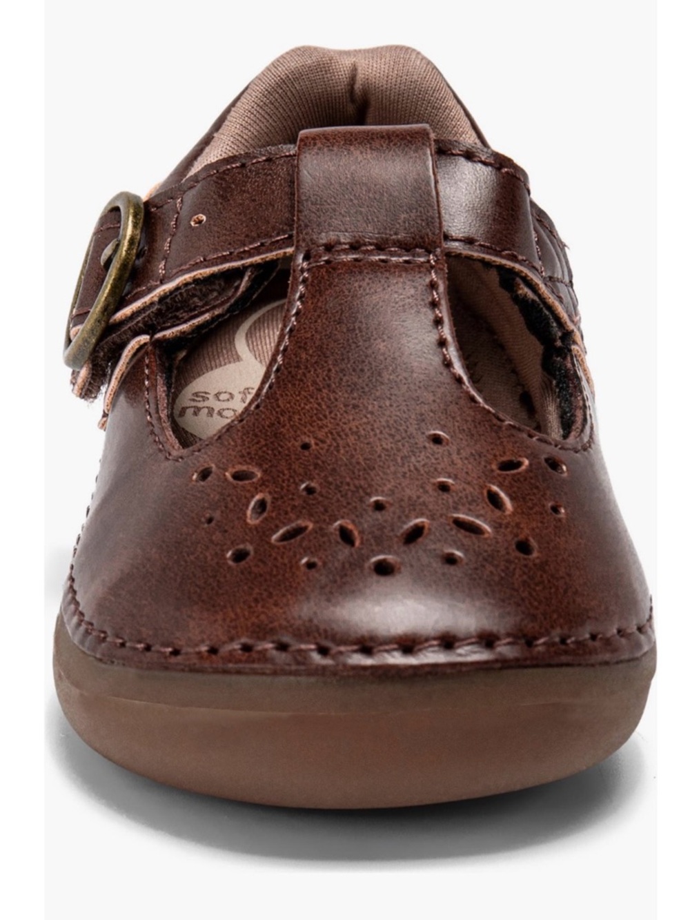 Stride Ride Soft Motion Mini Mara T-Strap Shoes- Color: Cedar- Size 4 M - Picture 2 of 13